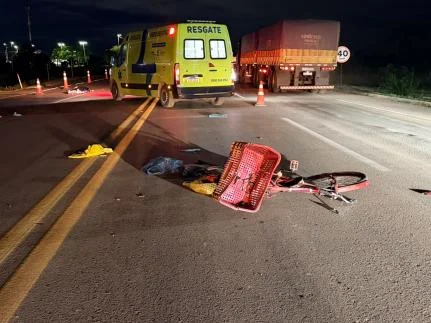 Ciclista de 71 anos morre atropelado no Trevo do Lagarto, em VG